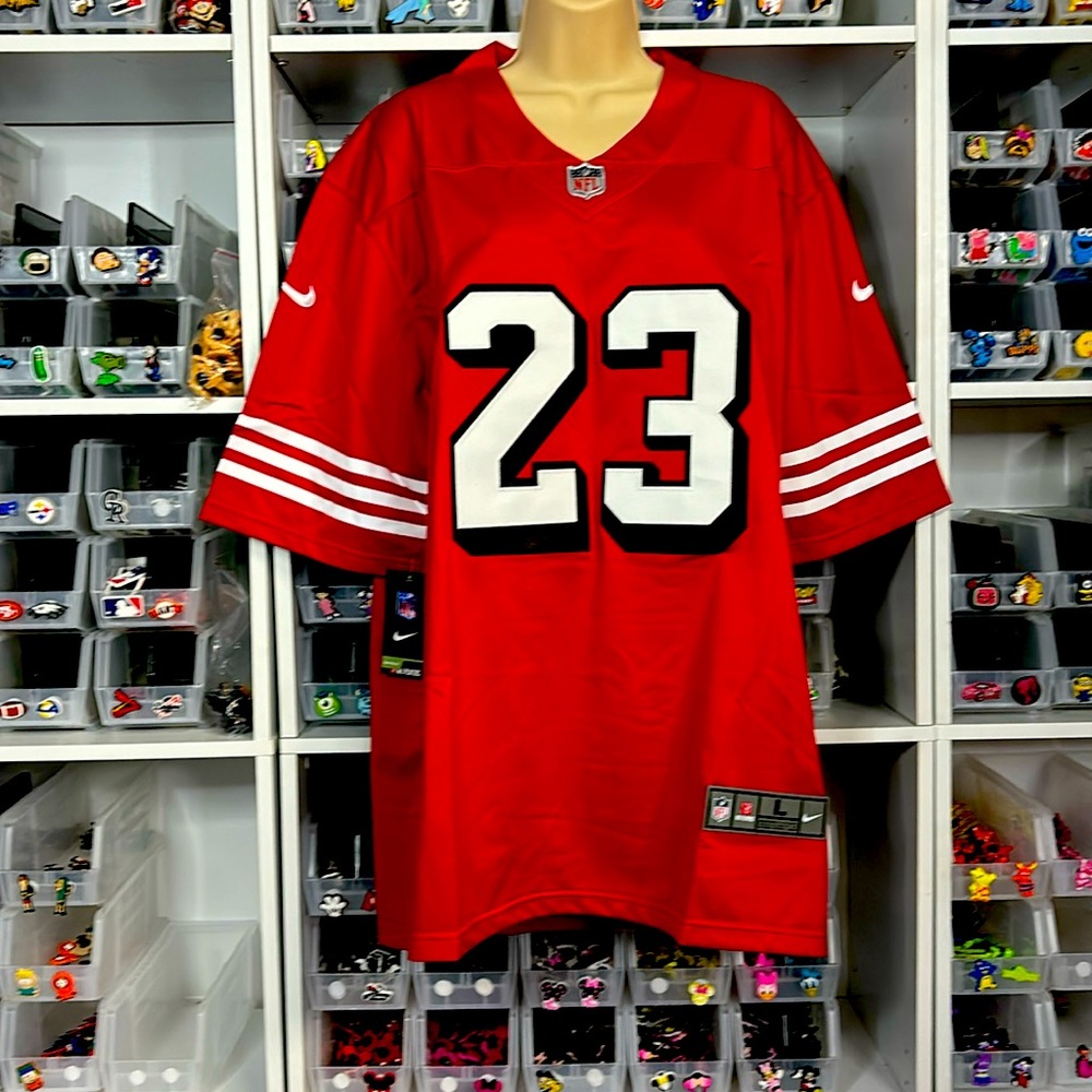 49ers Christian Mcaffrey jersey #23